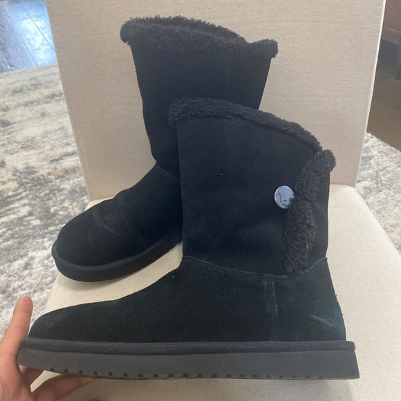 UGG KOOLABURRA black tall Womens boots size 9 10” tall - Picture 5 of 8